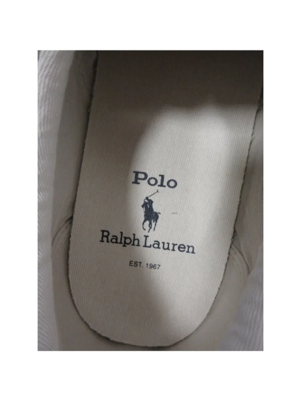 Polo Ralph Lauren Sneakers 11 D Thorton Washed Canvas Pony Low Top